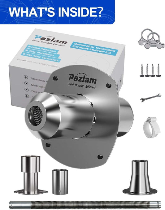 Generator Exhaust Extension Silencer Kit – Universal Fit for Firman, Honda, Cham