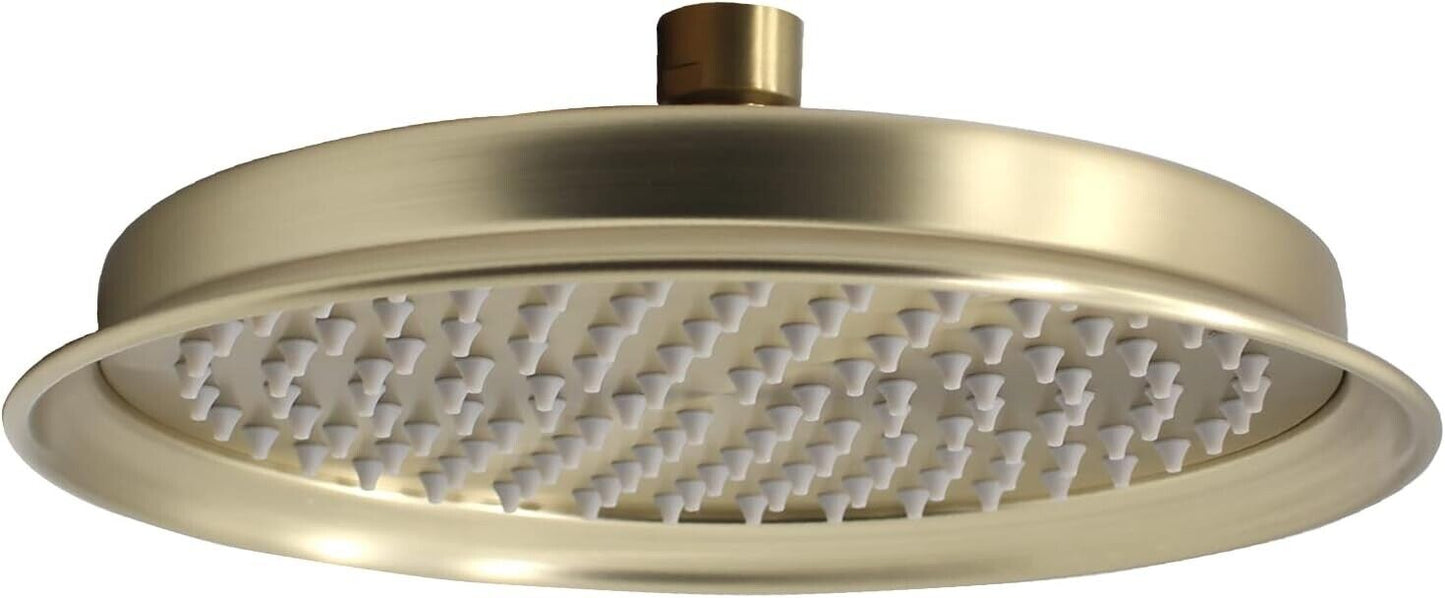 Single round Rain Shower Head, 9 Inches High-Pressure Rainfall Showerhead with