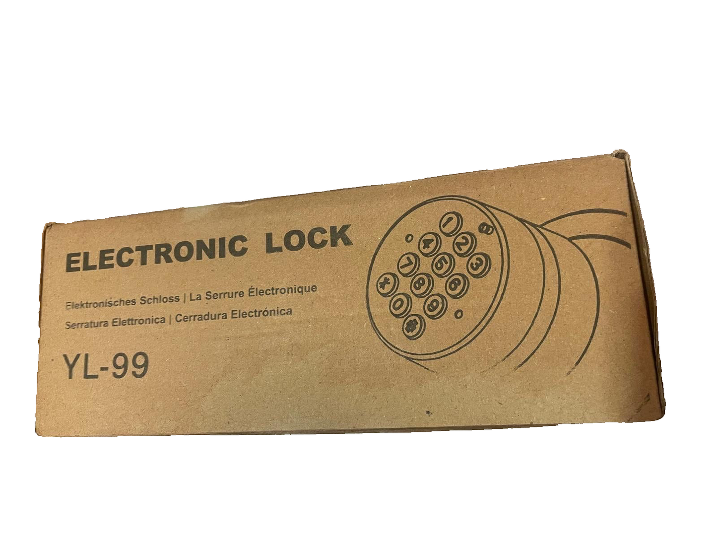 Keyless Digital Electronic Entry Door Lock, Security Safety Keypad YL-99