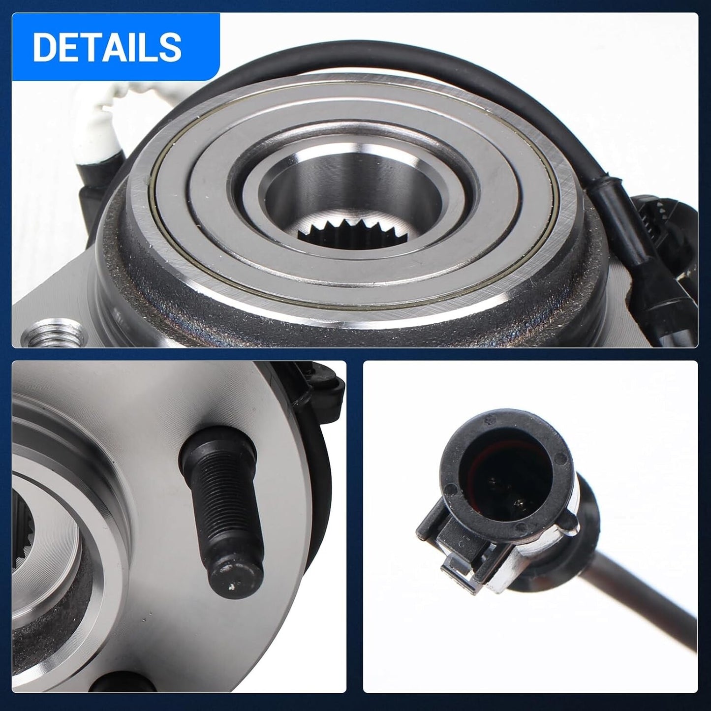 Autoround 515003 (4x4) Front Wheel Bearing and Hub Assembly Replacement