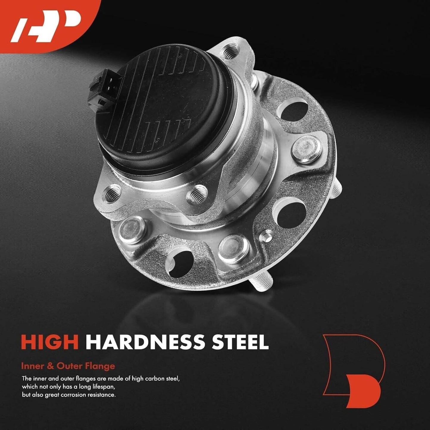 A-Premium Rear Wheel Bearing and Hub Assembly with ABS & 5-Lug