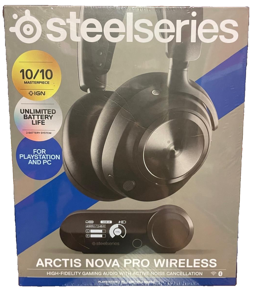 SteelSeries Arctis Nova Pro Wireless Over-Ear Gaming Headset