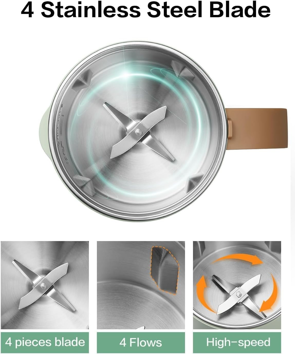 MOKKOM Automatic Nut Milk Maker, 20 oz Soy Milk Maker, Homemade Almond, Oat,