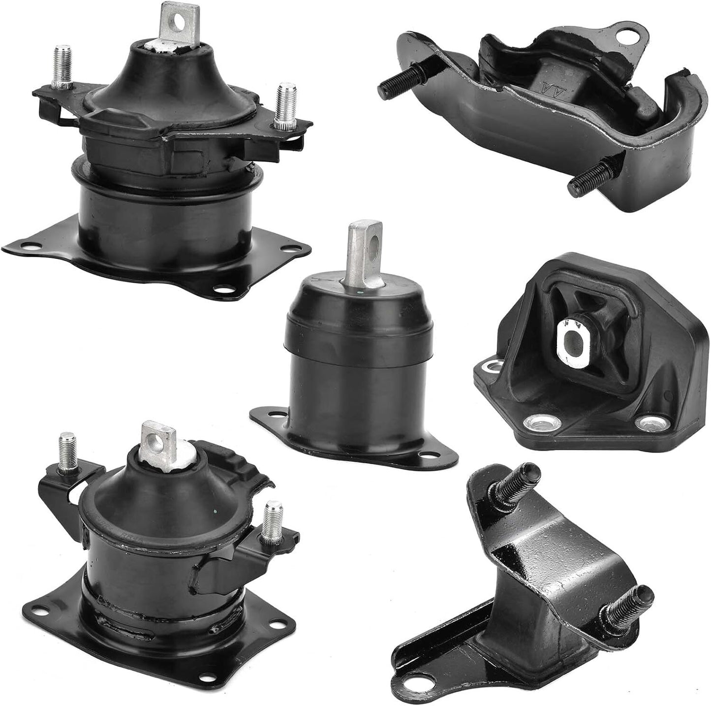 6PCS Engine Motor Mount Set Compatible with Honda Accord 3.0L 2003-2007 Auto