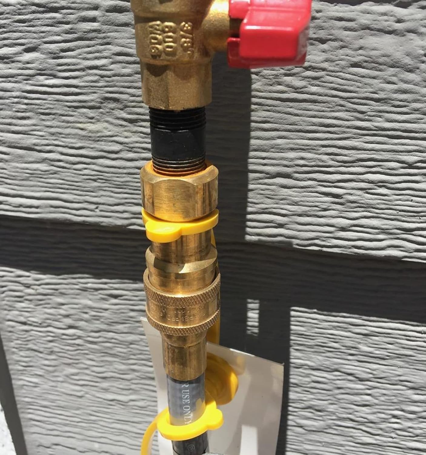 25 Feet 1/2 inch ID Natural Gas Grill Hose with Quick Connect Fittings, Natural