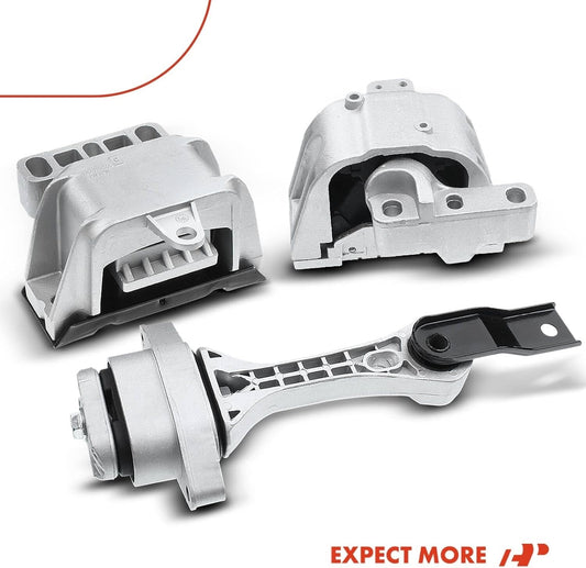 A-Premium 3PCS Engine Motor Mount and Transmission Mount Set Compatible with
