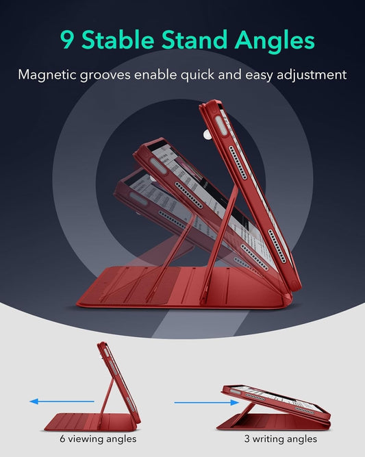 ESR for iPad Air 13 Inch Case (2025/2024) M3/M2, Removable Magnetic Cover, Adjus