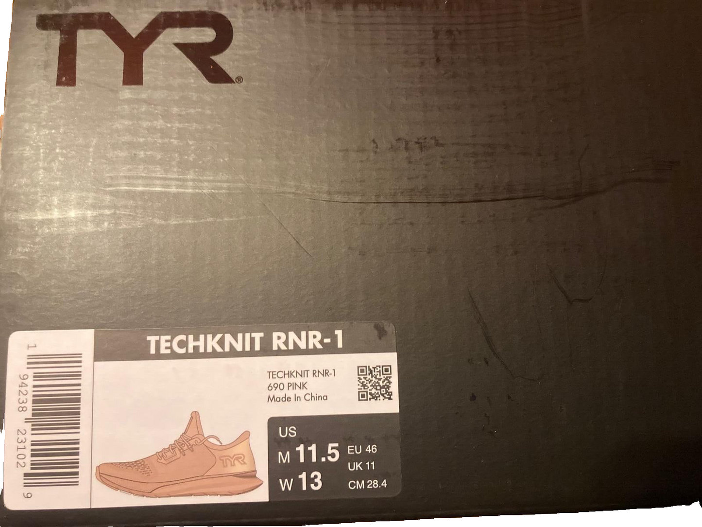 TYR unisex-adult Techknit Rnr-1 Trainer Running Shoes.US Size 11.5