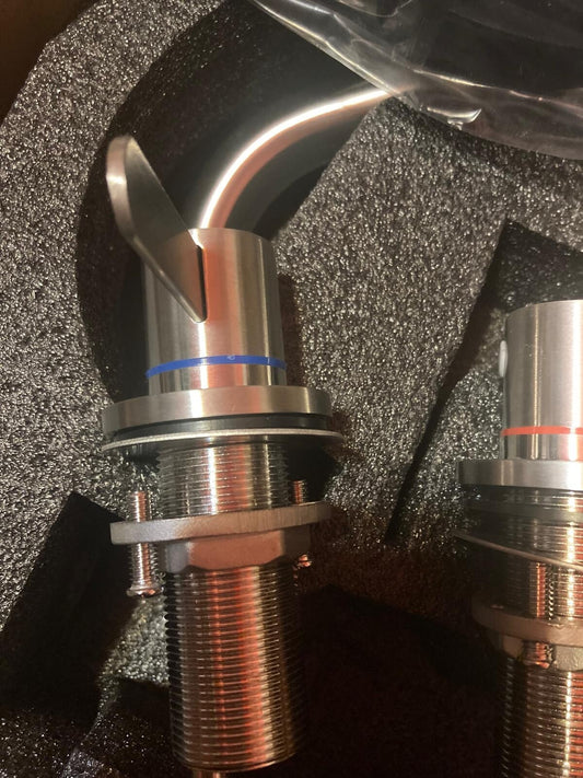 IKEBANA FL21011-2N BATHROOM FAUCET 3HOLE BRUSHED NICKEL