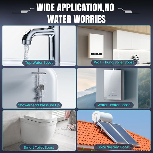 2025 New 100G 6800 Reverse Osmosis Booster Pump Kit,Equipped with a High-Pressur