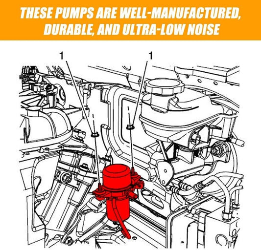 RANSOTO 20804130 Brake Vacuum Pump Compatible with Chevrolet CAMARO CAPRICE