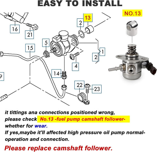 35320-2B220 High Pressure Fuel Pump Mechanical Fuel Oil Pump