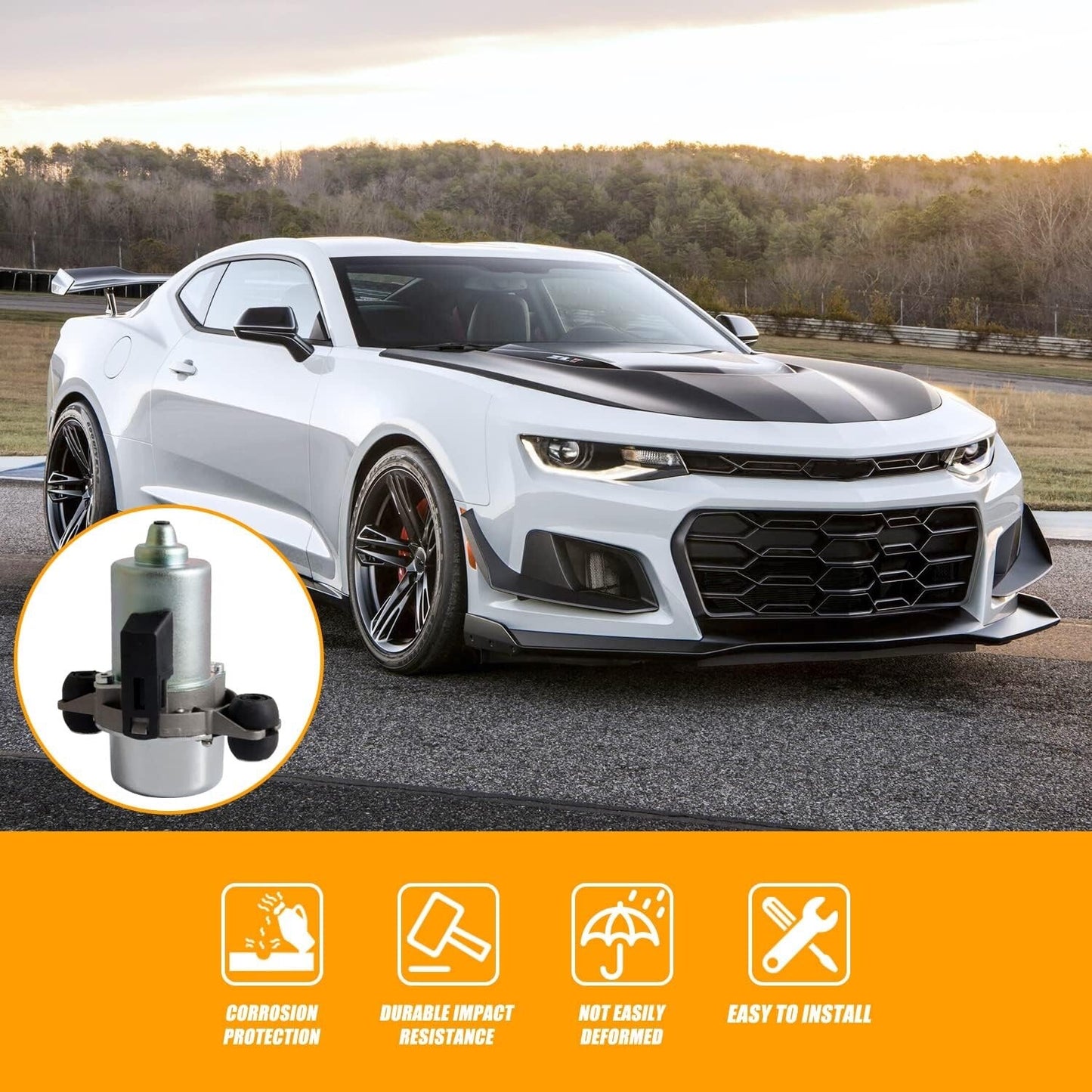 RANSOTO 20804130 Brake Vacuum Pump Compatible with Chevrolet CAMARO CAPRICE