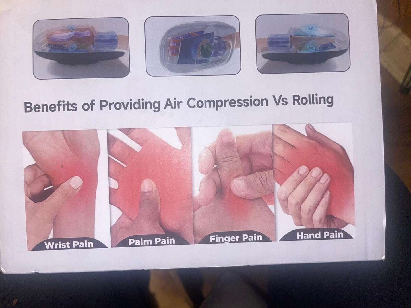 Multifunction 3D Hand-spa Massager professional hand Care model FE-0162