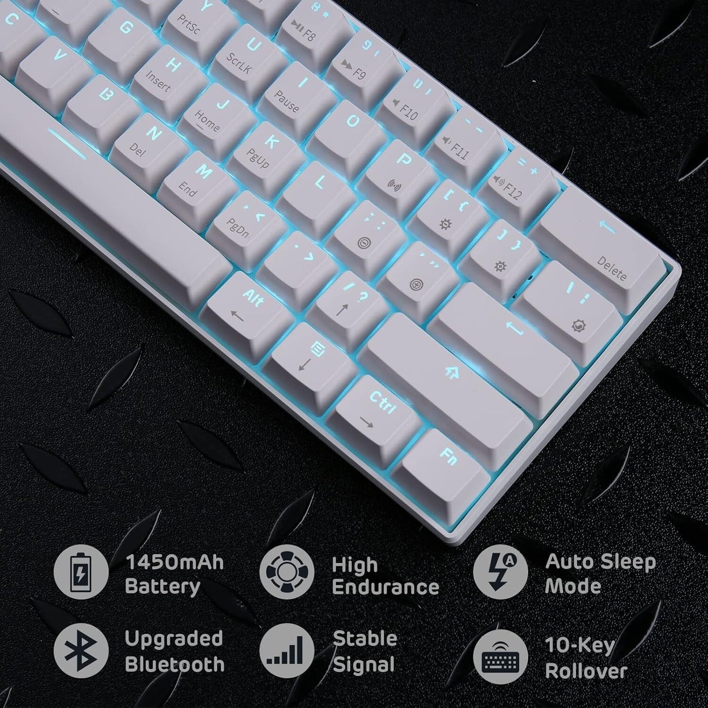 ROYAL KLUDGE RK61 60% Linear Switch Mechanical Gaming Keyboard