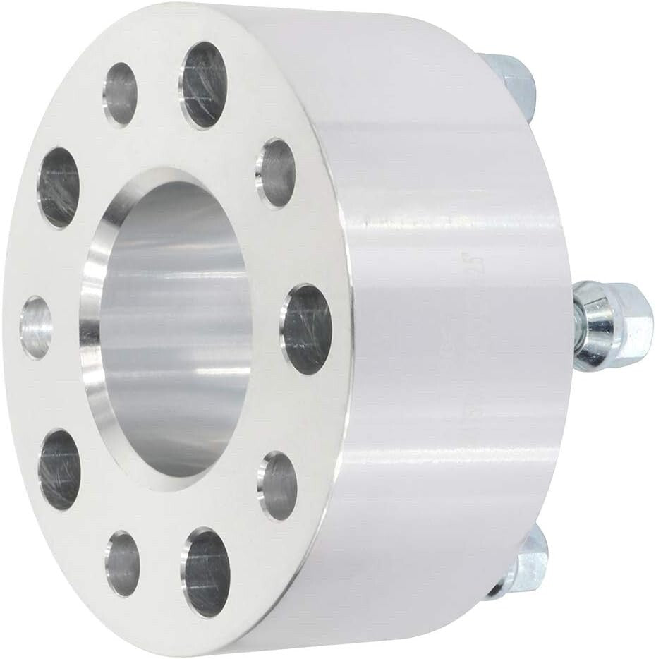 cciyu 2.5 inch Wheel Spacers 5x4.75 70.5mm Bore with 12x1.5 Lug Nuts Adapters
