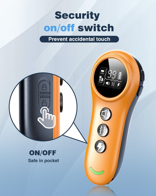 2-in-1 Dog Shock Collar & Dog Bark Collar - Smart Anti Barking Dog Training Coll