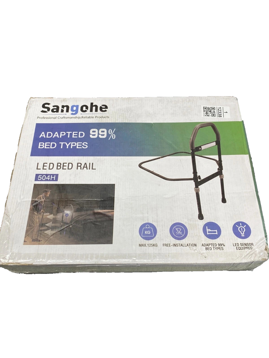 Sangohe Bed Rail for Elderly with Motion Light & Storage Pocket Safety 504H