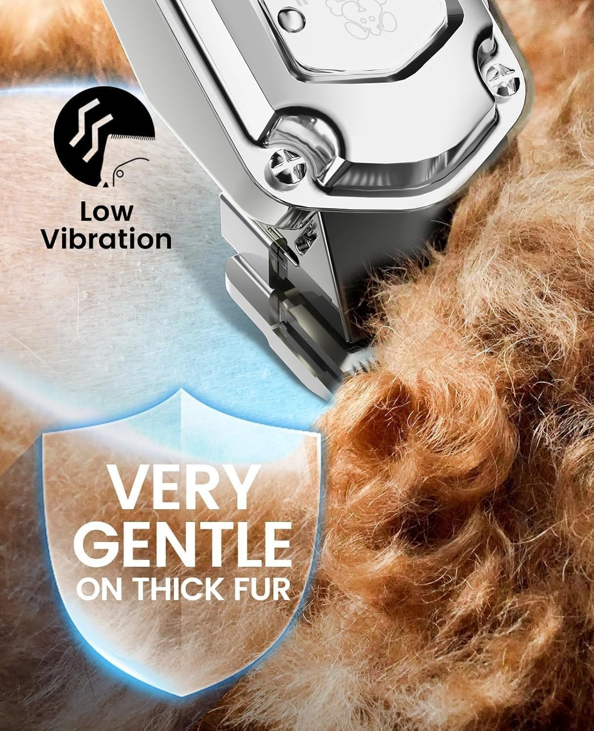 oneisall Dog Clippers for Grooming Thick Hair Professional,Cordless/Low Noise