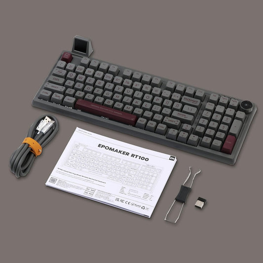 EPOMAKER RT100 97 Keys Gasket BT5.0/2.4G/USB-C Mechanical Keyboard