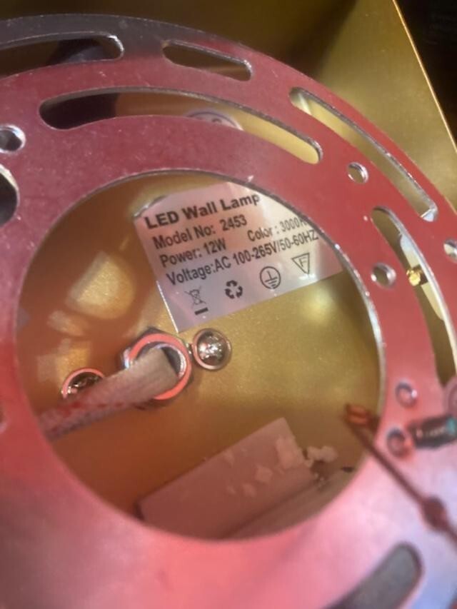 Modern 3000K LED Wall Sconce,Bathroom Vanity Light with Bubble Crystal,12W