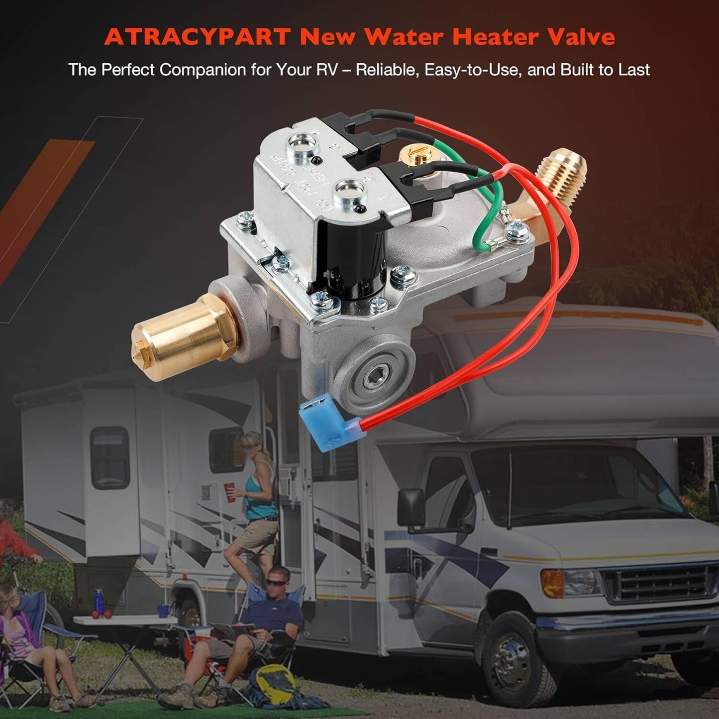 GC10A-4E 92089 RV Water Heater Gas Valve – Compatible with Atwood 10 Gal Water