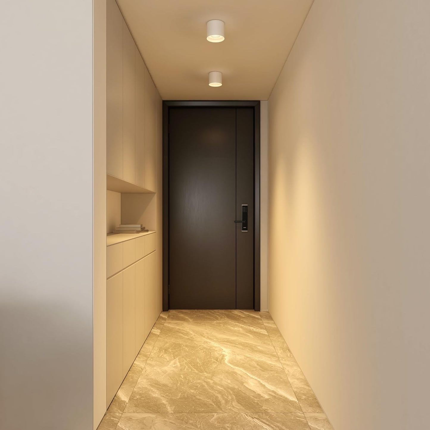 Ceiling Light Fixture, Flush Mount Ceiling Lights LED Dimmable Cylinder Ceiling