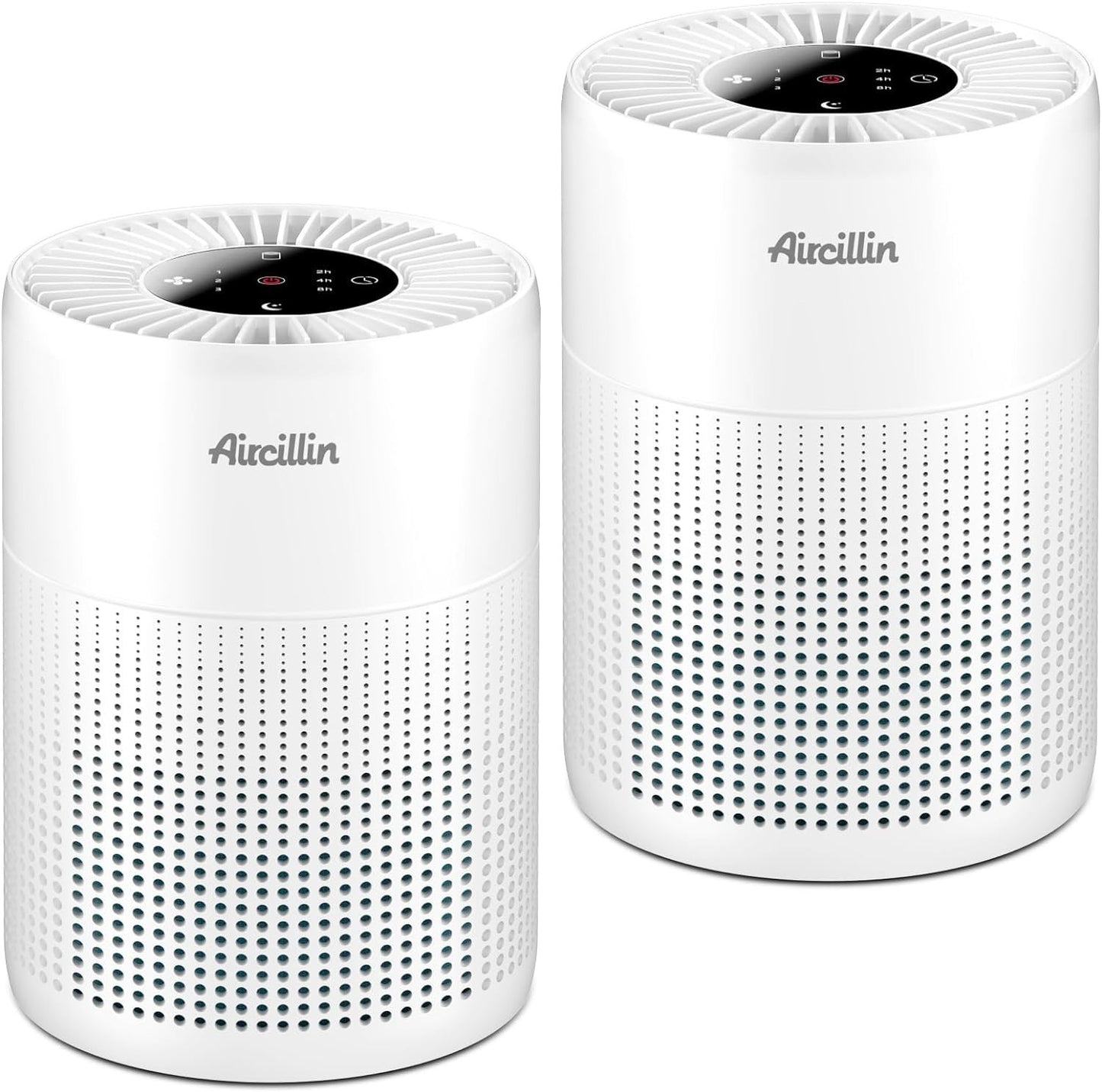 2 Pack Air Purifiers for Bedroom H13 True HEPA Air Filter Cleaner, Odor Eliminat