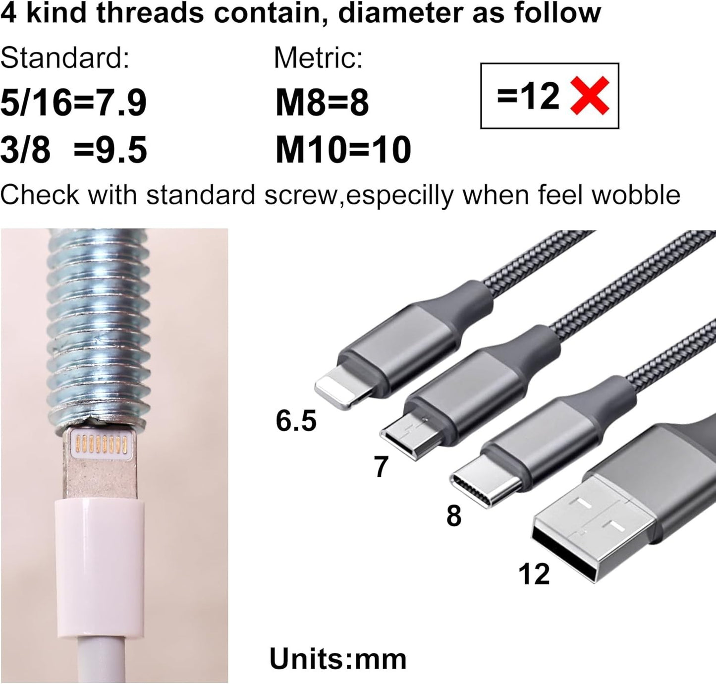 11 Inch Bed Legs for Adjustable Bed Base Frame,Screw in Furniture Replacement