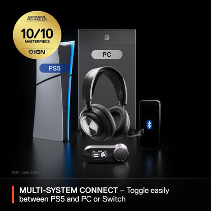 SteelSeries Arctis Nova Pro Wireless Over-Ear Gaming Headset