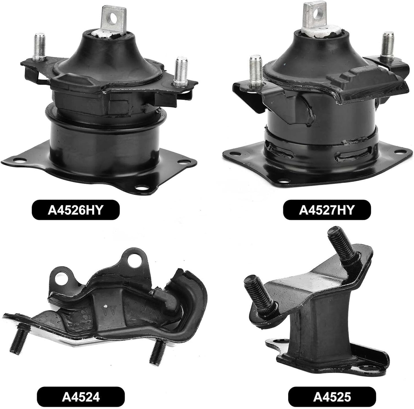 6PCS Engine Motor Mount Set Compatible with Honda Accord 3.0L 2003-2007 Auto