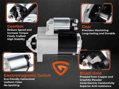 New Starter Motor Compatible with Dodge RAM 5.7L 1500 2500 3500 4000 2009-2010