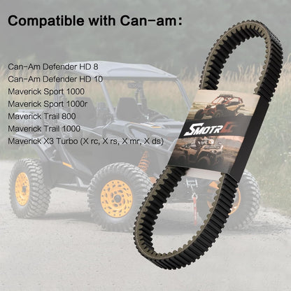 422280656 Drive Belt Compatible with Can-Am Defender MAX HD8 HD10 | Replace