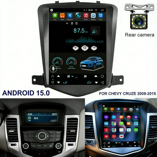 HUOEPU Car Radio for Chevrolet Chevy Cruze 2009-2015 9.7 inch Android 13 Car