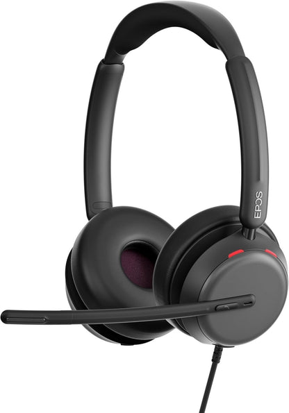 EPOS IMPACT 860 ANC Dual-sided Wired Headset With Active Noise Cancelation