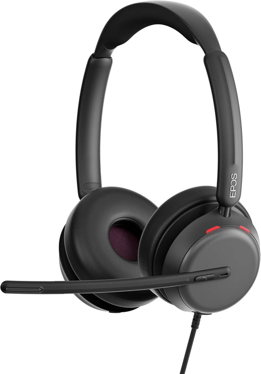 EPOS IMPACT 860 ANC Dual-sided Wired Headset With Active Noise Cancelation