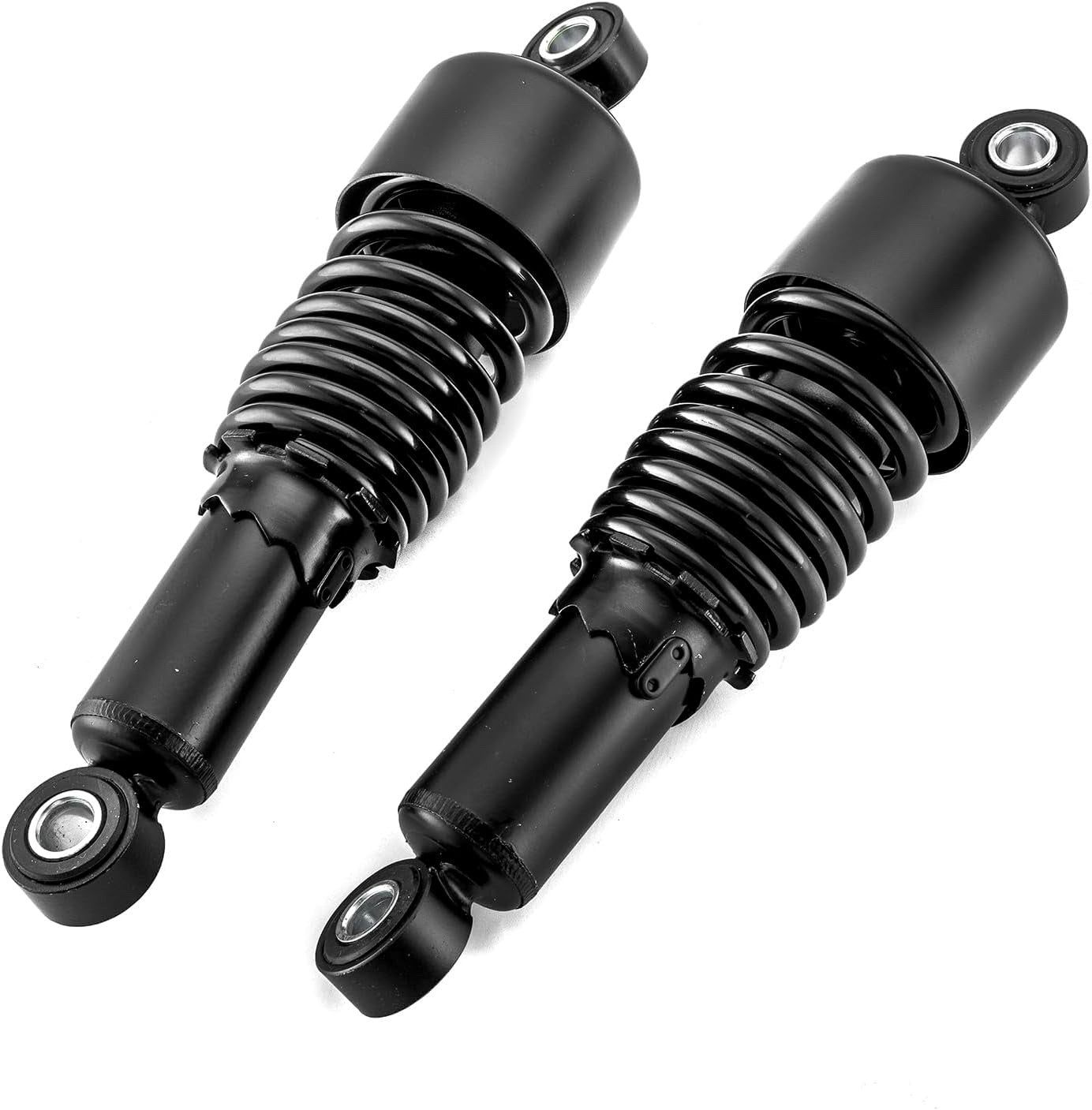 WeiSen 10.5" Rear Shocks Preload Adjustable Lowering Kit Compatible with Harley