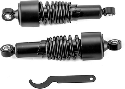 WeiSen 10.5" Rear Shocks Preload Adjustable Lowering Kit Compatible with Harley