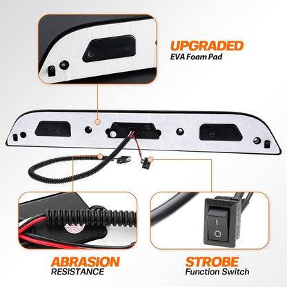 Led Third Brake Light for 15-20 F'ord F150 17-22 F250 F350 Super Duty Ranger