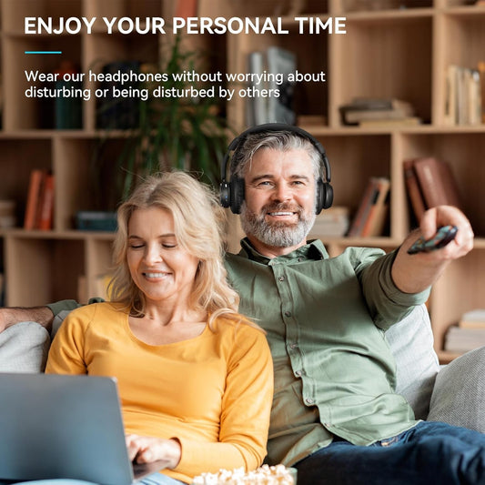 Wireless Headphones for TV, TV Headphones Wireless for Seniors with Charging