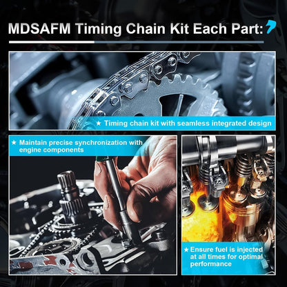 Timing Chain Kit for 2008-2015 Honda Acura ILX Accord Civic Crosstour CR-V 2.4L