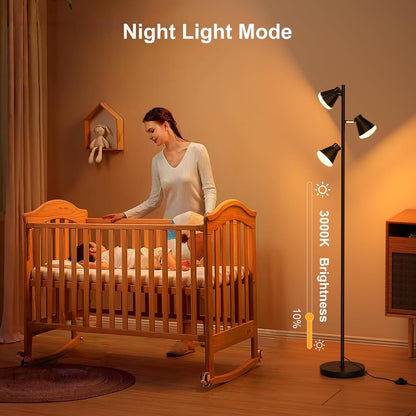 Floor Lamps for Living Room, 36W LED Floor Lamp Standing Lamp with Foot Switch