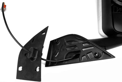 YUANONE Black Door Mirror Assembly Fit Freightliner Cascadia 2018 2019 2020 2021