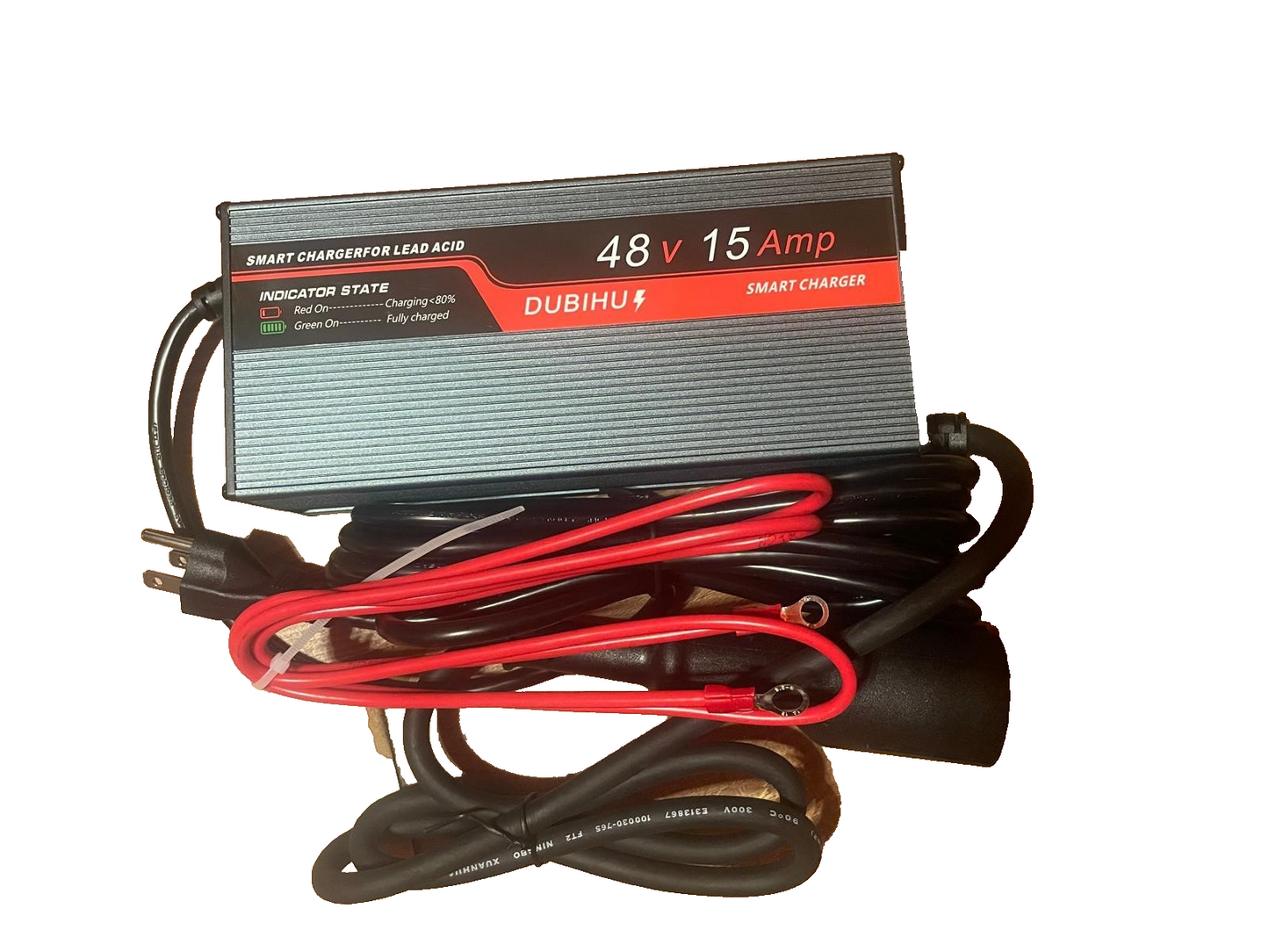 DUBIHU 48V 15A Golf Cart Battery Charger, Compatible with Club Car Models