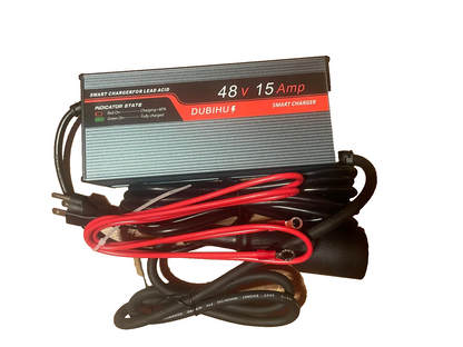DUBIHU 48V 15A Golf Cart Battery Charger, Compatible with Club Car Models