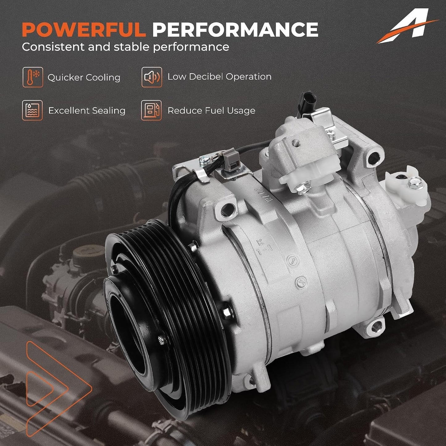 AC Compressor Compatible with Honda Accord 2013-2017 Air Conditioner 5513126