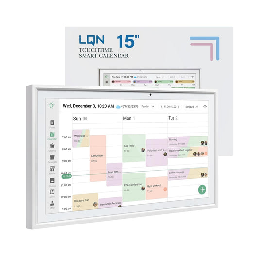 Digital Calendar 15.6 Inch Smart Electronic Family Planner with Chore Chart