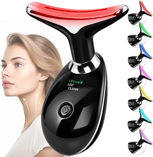 Facial Massager for Face and Neck, Red-Light-Therapy-for-Face and Neck, Face cul