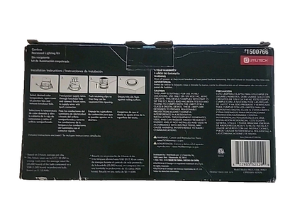 Utilitech Canless (4in) Round 2700k-6500k 580 Lumen Switchable Dimmable 6PK