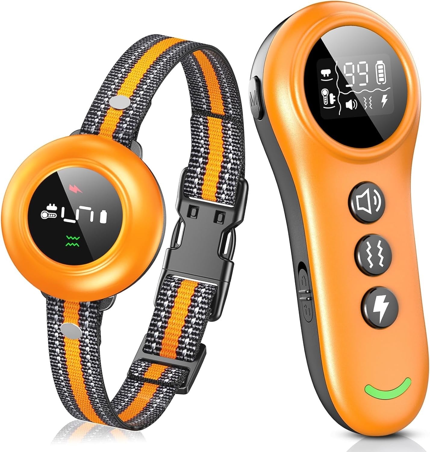 2-in-1 Dog Shock Collar & Dog Bark Collar - Smart Anti Barking Dog Training Coll